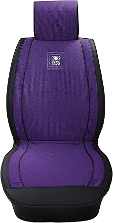 Amazon Hukkleパープル色車のシートクッションの女性洗濯可能車シートカバー汗を吸収ユニバーサルフィットfor Mazda 6 スバルインプレッサ 三菱ランサー アベオ ジープrenegade シートカバー 車 バイク