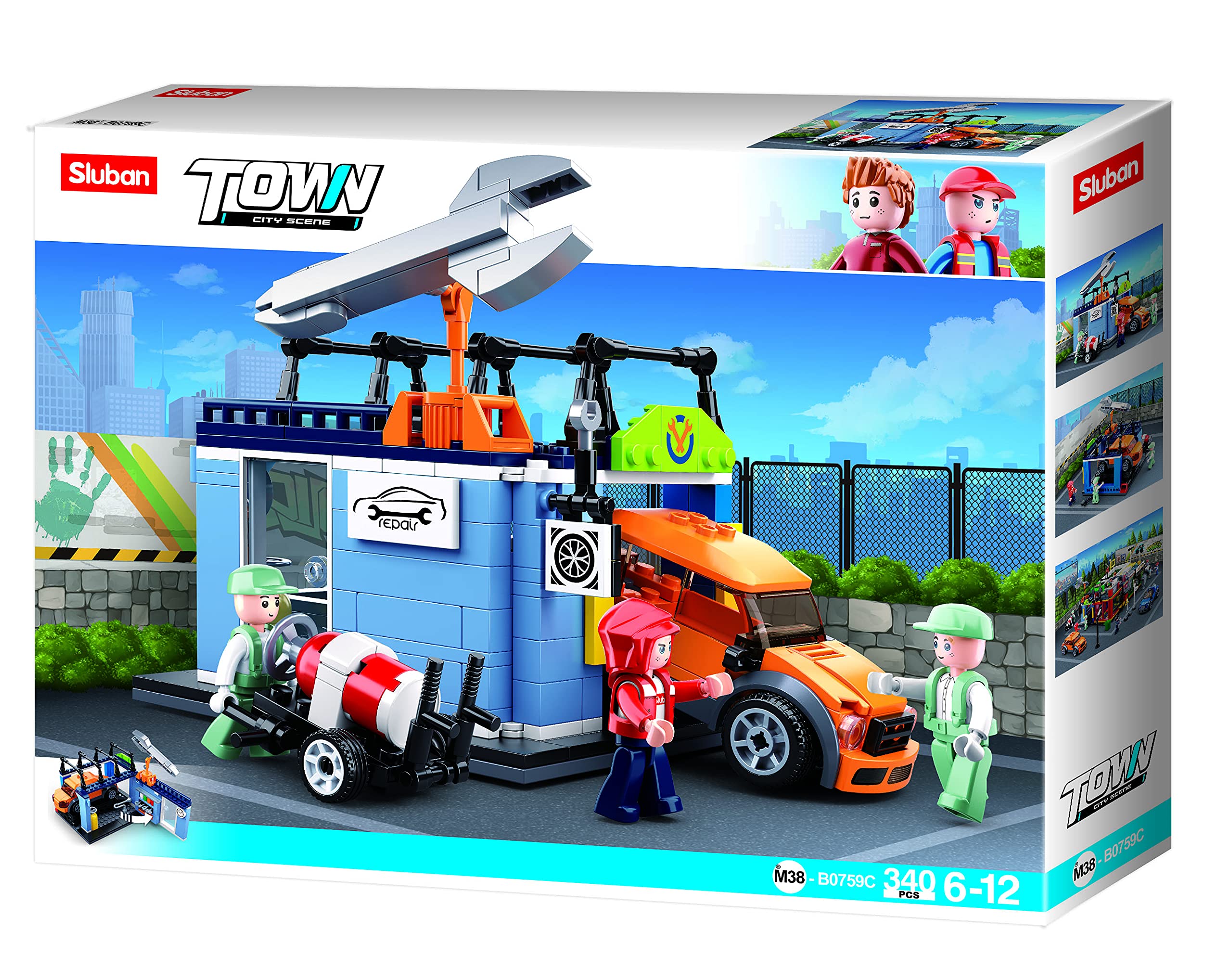 Sluban Maintenance Shop (340pcs)