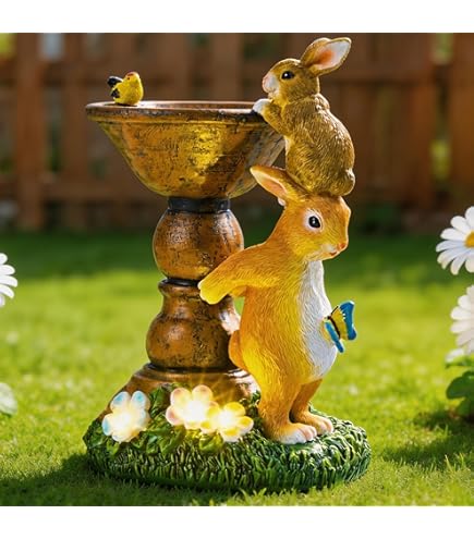 Amazon.com: Touch of Class Bunnies Trio Welcome Sculpture - Resin