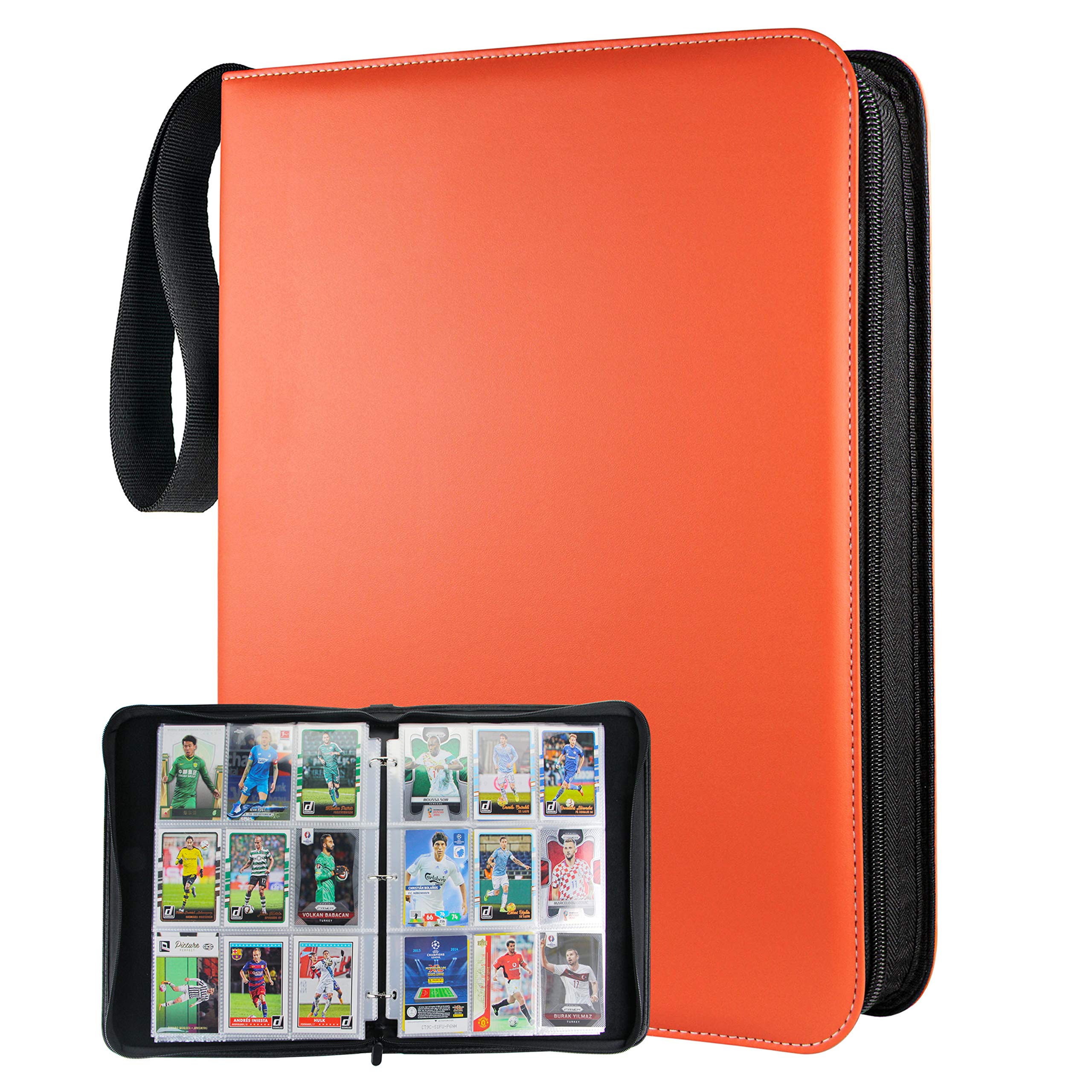 TONESPAC Cards Holder Album for Pokemon cards, trading card binder for Pokemon card, 900 pockets for pokemon/football/yoto/yugioh cards pack, pokemon card binder gifts for boys girls