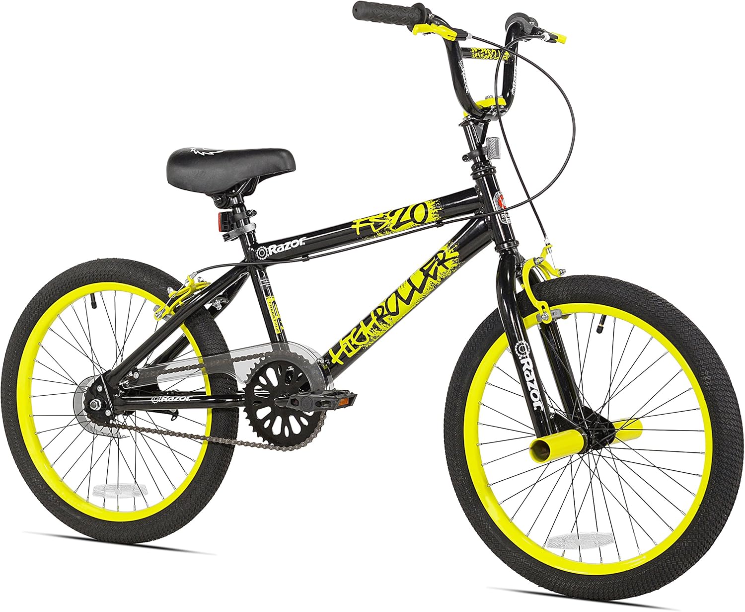 Razor 62044 High Roller BMX/Freestyle Bike, 20", Yellow Amazon.ca