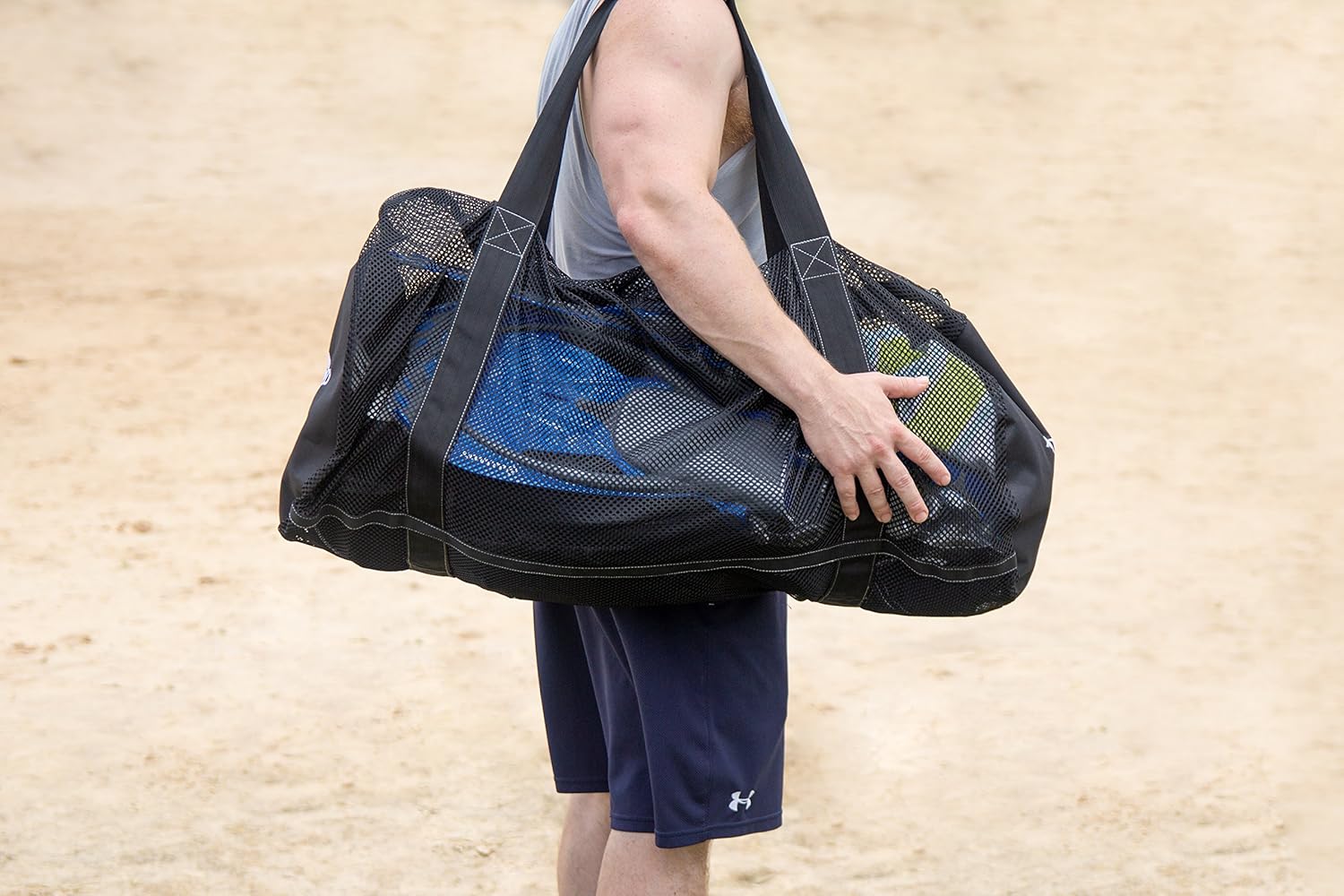 Athletico Mesh Dive Duffel Bag for Scuba or Snorkeling - XL Mesh Travel Duffle for Scuba Diving and Snorkeling Gear & Equipment - Dry Bag Holds Mask, Fins, Snorkel, and More : Sports & Outdoors