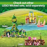 LEGO Wicked Elphaba & Glinda Figures 75682 with Broom Crown Purse Window Scene view 7