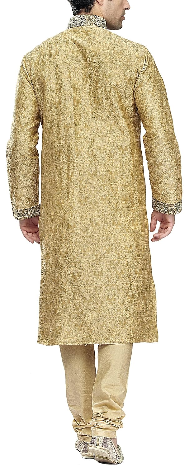manyavar men's silk kurta churidar