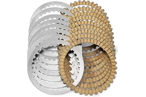 kekykm Extra Plate Sportster Friction Steel Clutch Disc Kit compatible with Harely Davidson Sportster 1991-2017 Big Twin Tourign Dyna Softail 1990-1997 Buell All Models 91-2002 17PCS Big Twin Clutch