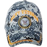Officially Licensed United States Navy Veteran Digital Camo Embroidered Baseball Cap