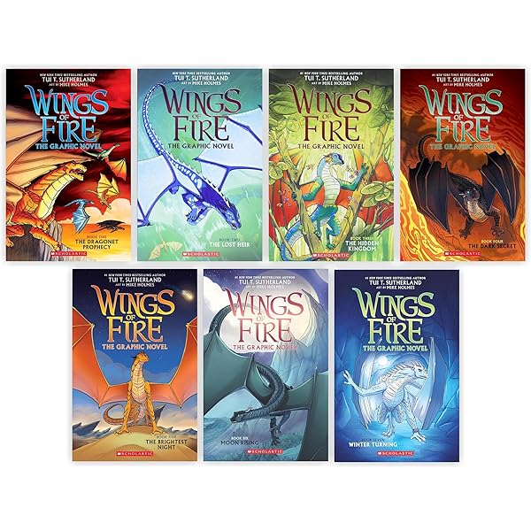 Wings of Fire #1-#7: A Graphic Novel Books Collection Set