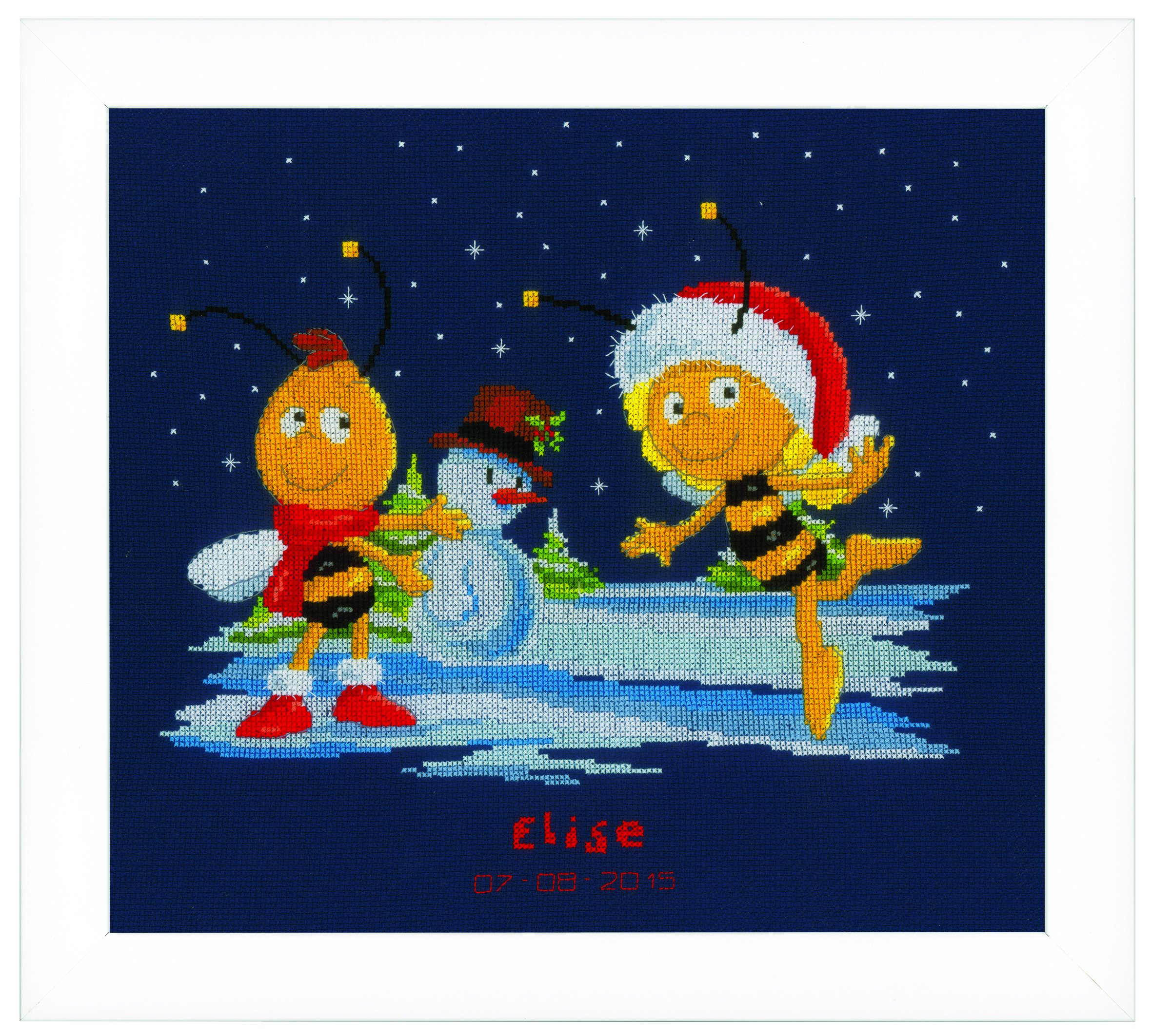 Vervaco CNTD Cross ST KT Maya & Willy in The Snow AIDA