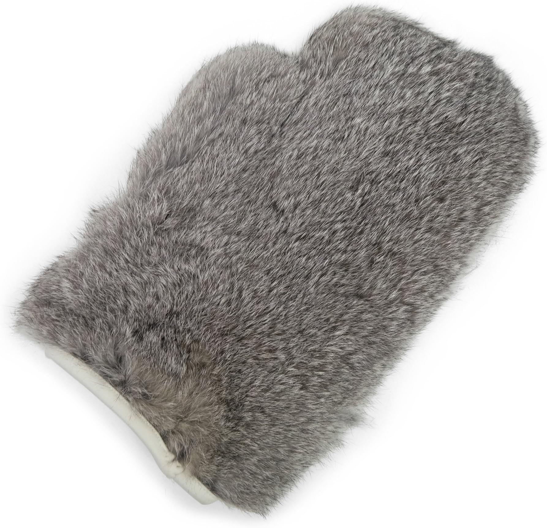 1 single Real Rabbit Fur Massage Mitt