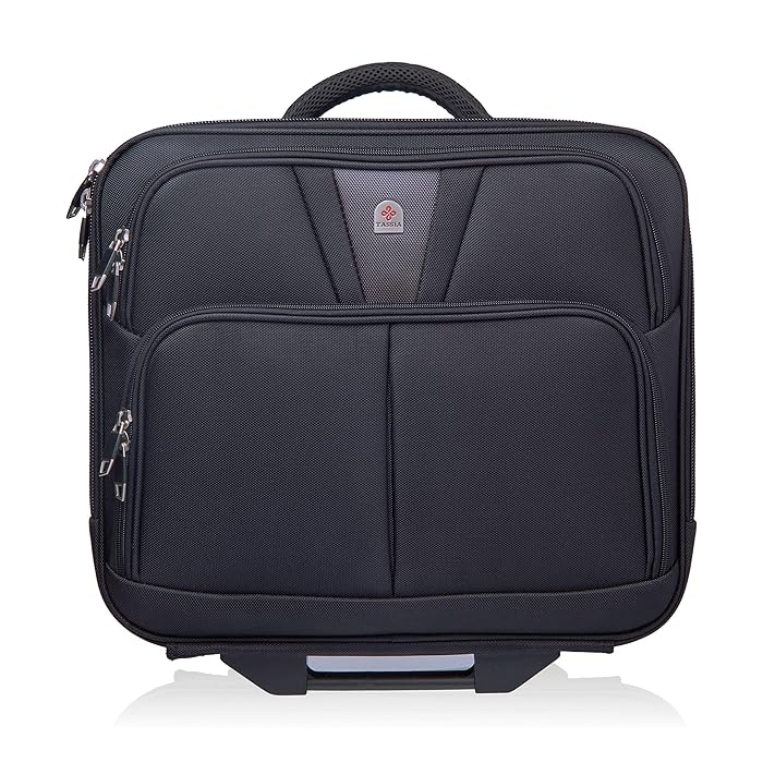 Buy Rolling Laptop Bag, Wheeled Laptop Case, Pilot Case Fits Up to 17.3 Inch Laptop Overnight