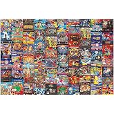 Pinball Parlor Retro Arcade Puzzle for Adults and Kids | 1000 Piece Jigsaw Puzzle Toy | Interactive Brain Teaser for Family Game Night | 28 x 20 Inches