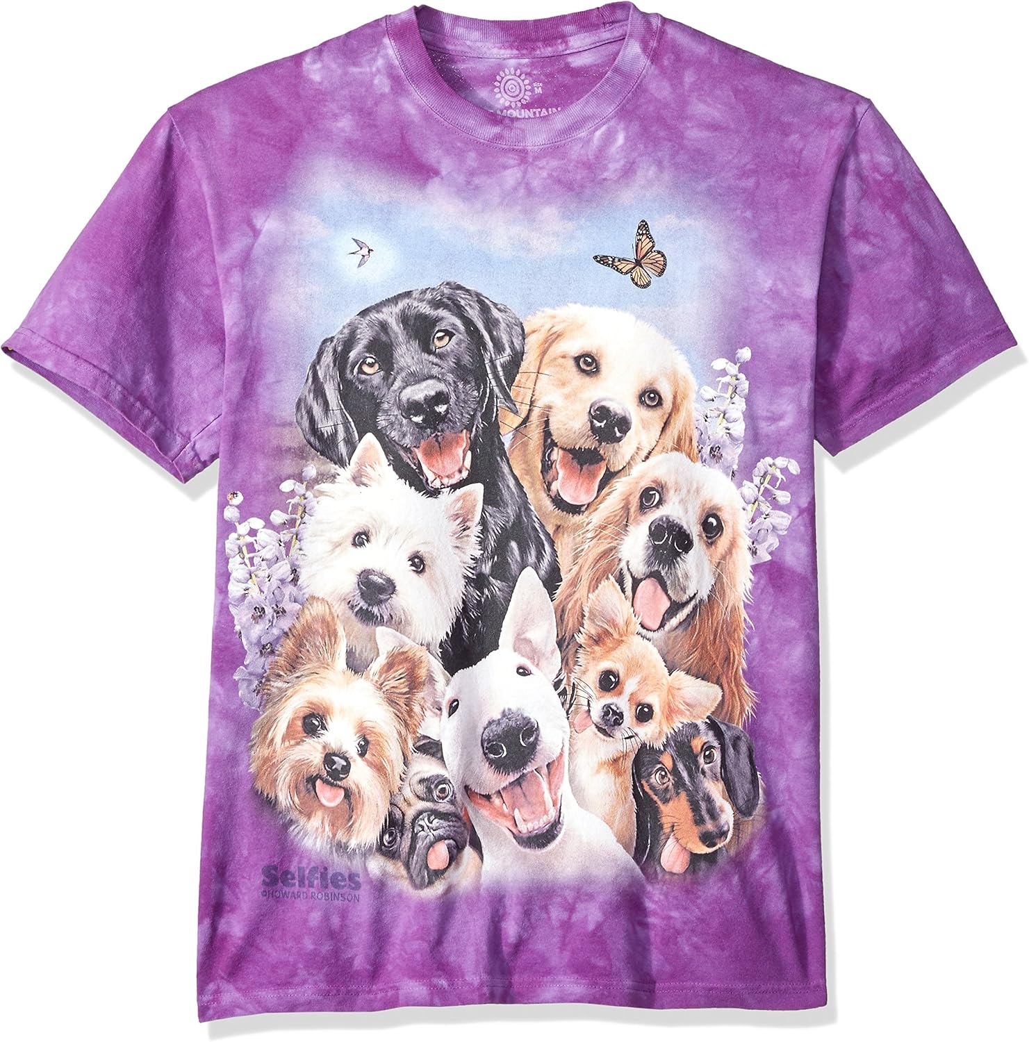 The Mountain Dog Selfie Adult T-Shirt, Purple, 3XL: Amazon.ca: Clothing
