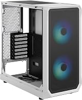 Fractal Design Focus 2 RGB White ATX Case with Tempered Glass Front Mesh view 8