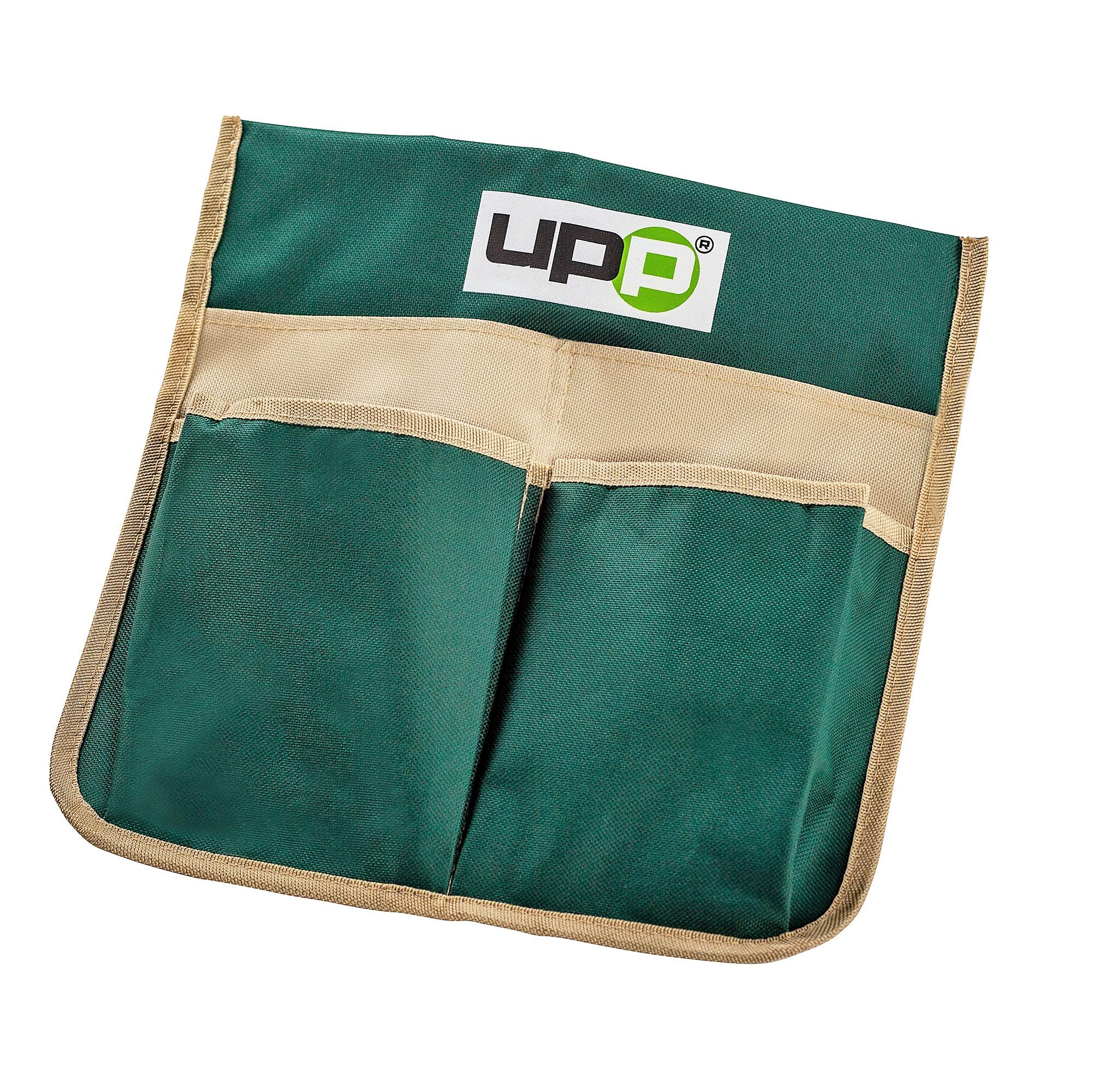 UPP Garden Tool Bag Storage Bag for Kneeling Chair/Garden Aid - Green/Beige Polyester - No Heavy Lifting - Easy Gardening