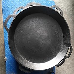 LI-GELISI Oversized Cast Iron Skillet