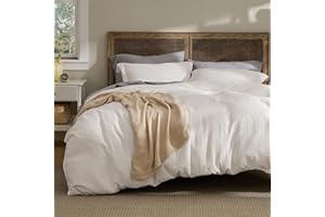 Bedsure Luxury Waffle Duvet Cover Queen Size - Textured Duvet Cover Set, Soft, Breathable Bedding Set (90"x90") with 2 Pillow