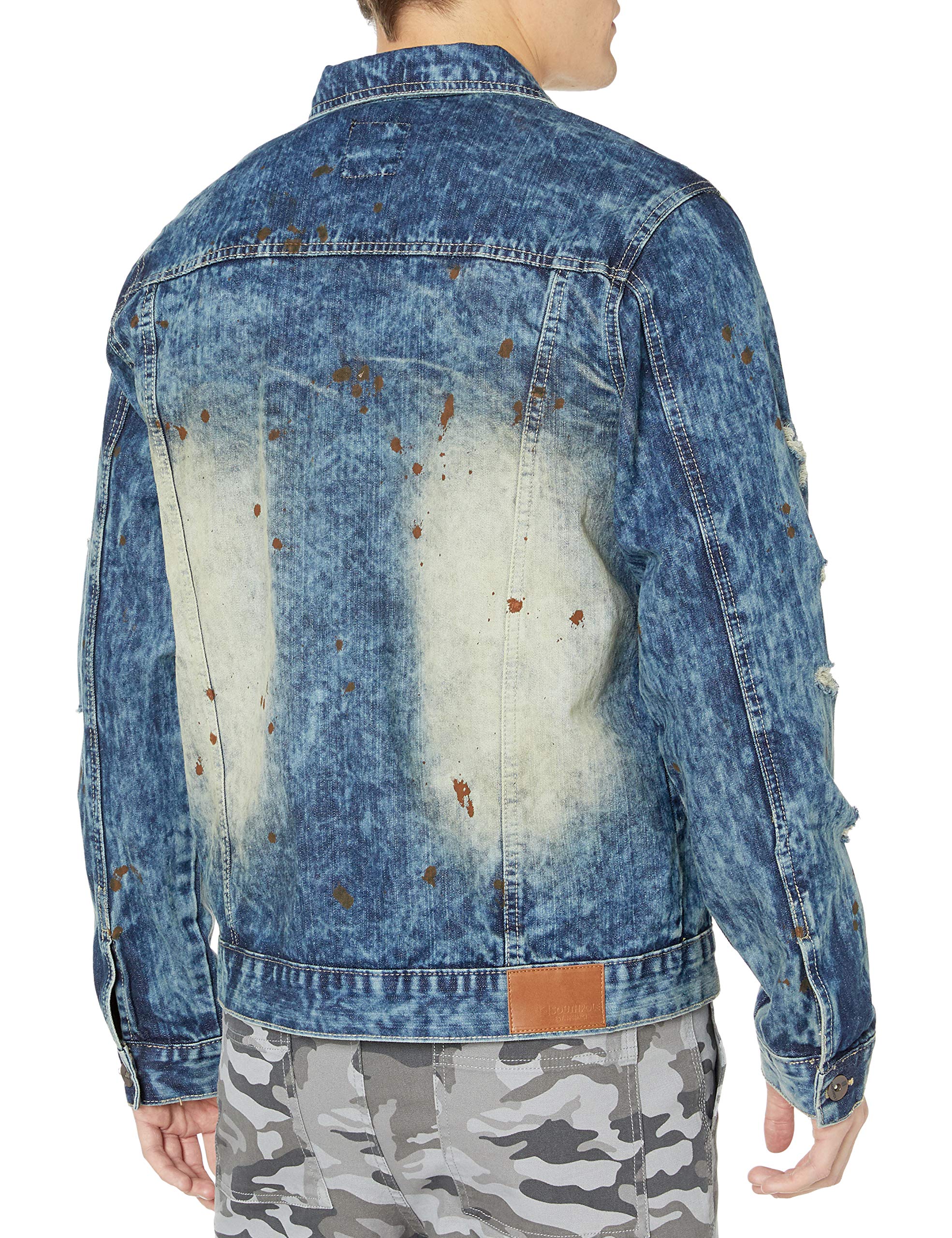 mens sand denim jacket