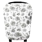 Copper Pearl 5-in-1 Baby Car Seat & Nursing Cover - Stretchy Multi-Use Canopy For Car Seat, Shopping Cart, High Chair