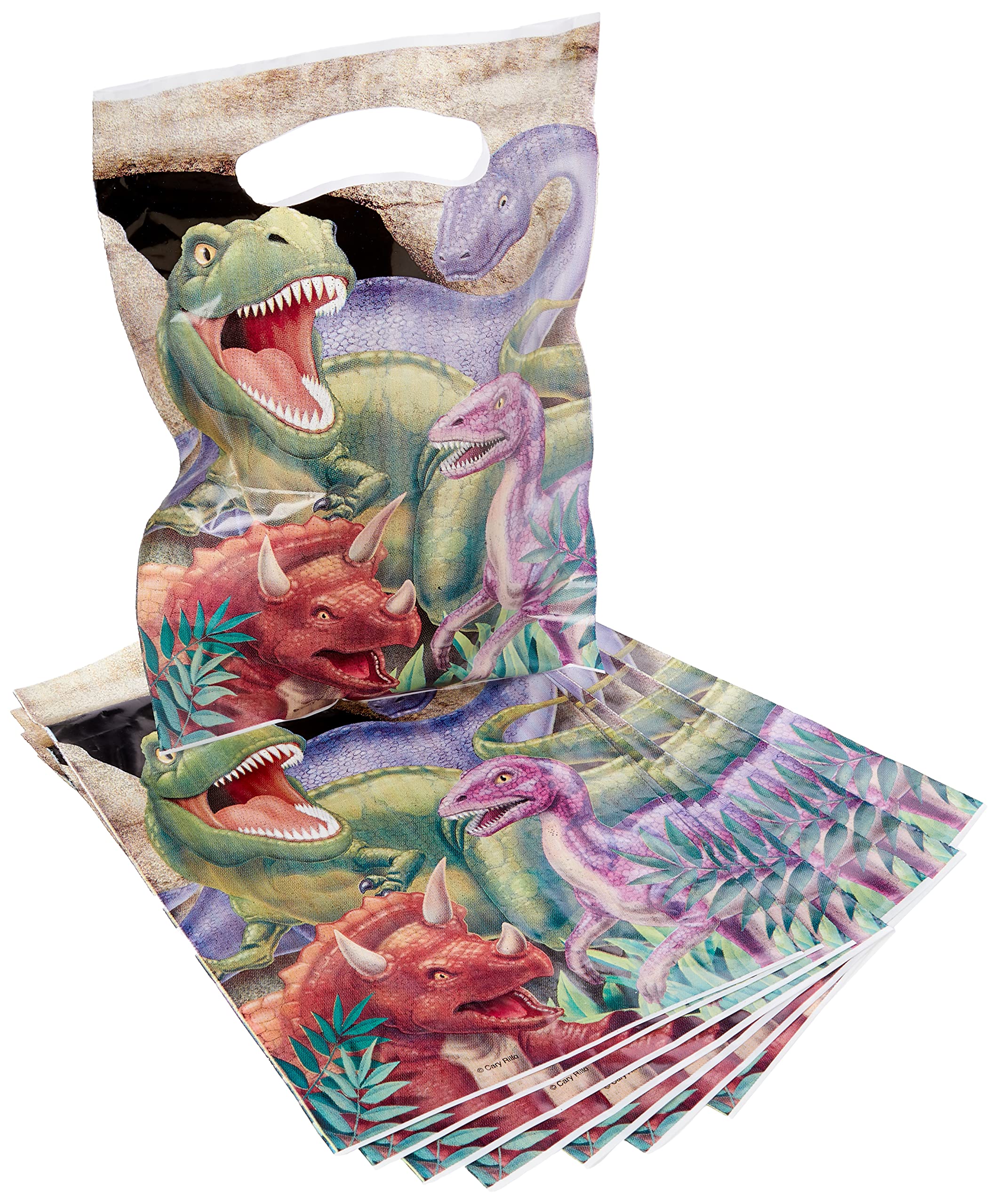Dinosaur Party Treat Bags - 8 Pcs.