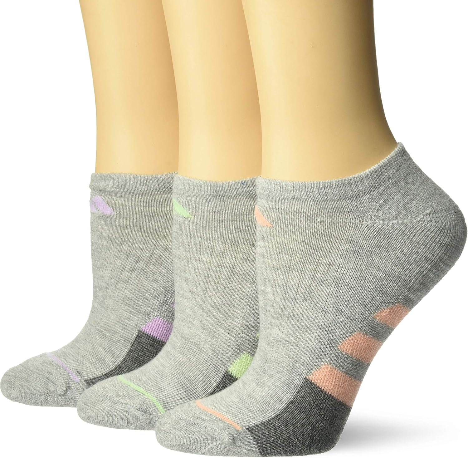 adidas women's cushioned no show socks