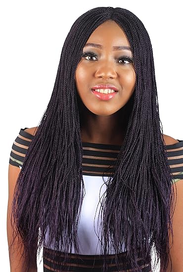 Amazon Com Micro Twist Wig Color Purple 22 Inches Beauty