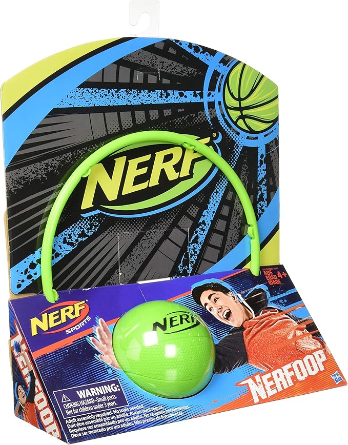 Nerf Sports Nerfoop Set Toy, Green, Toy Basketball Amazon Canada