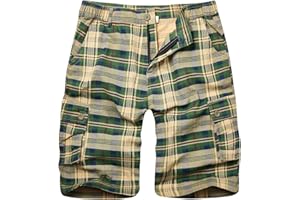 zeetoo Camo Shorts for Men Classic Relaxed Fit Cargo Short Multi-Pocket Outdoor Shorts
