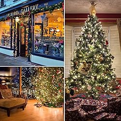 C9 Clear Christmas String Light Set, 50 Feet