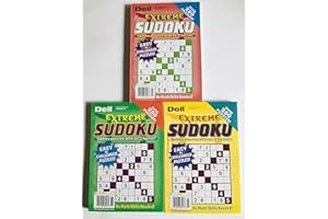 Lot of 3 Penny Press Extreme Sudoku Volume Numbers 75, 76, and 77