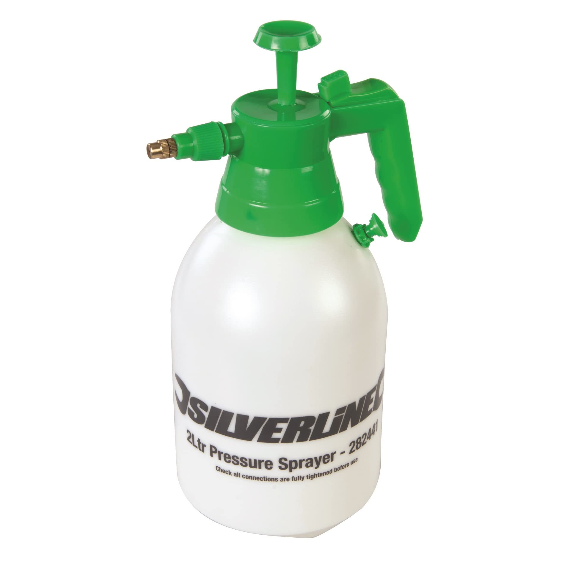 Silverline Pressure Sprayer – 2 Litre Handheld Pump Sprayer for Gardening & Cleaning (282441)