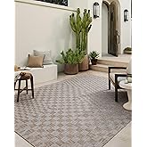 Loloi Amber Lewis Topanga Collection TOP-03 Natural/Dove 6'-7" x 9'-4" Indoor/Outdoor Area Rug