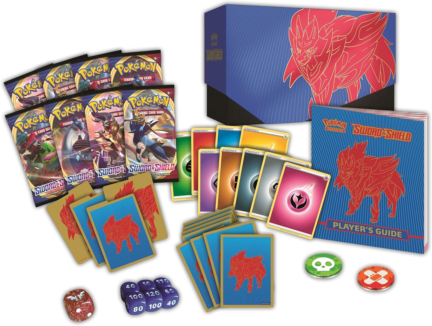 Pokemon Tcg Sword And Shield Elite Trainer Box One At Random Amazon Co Uk Toys Games