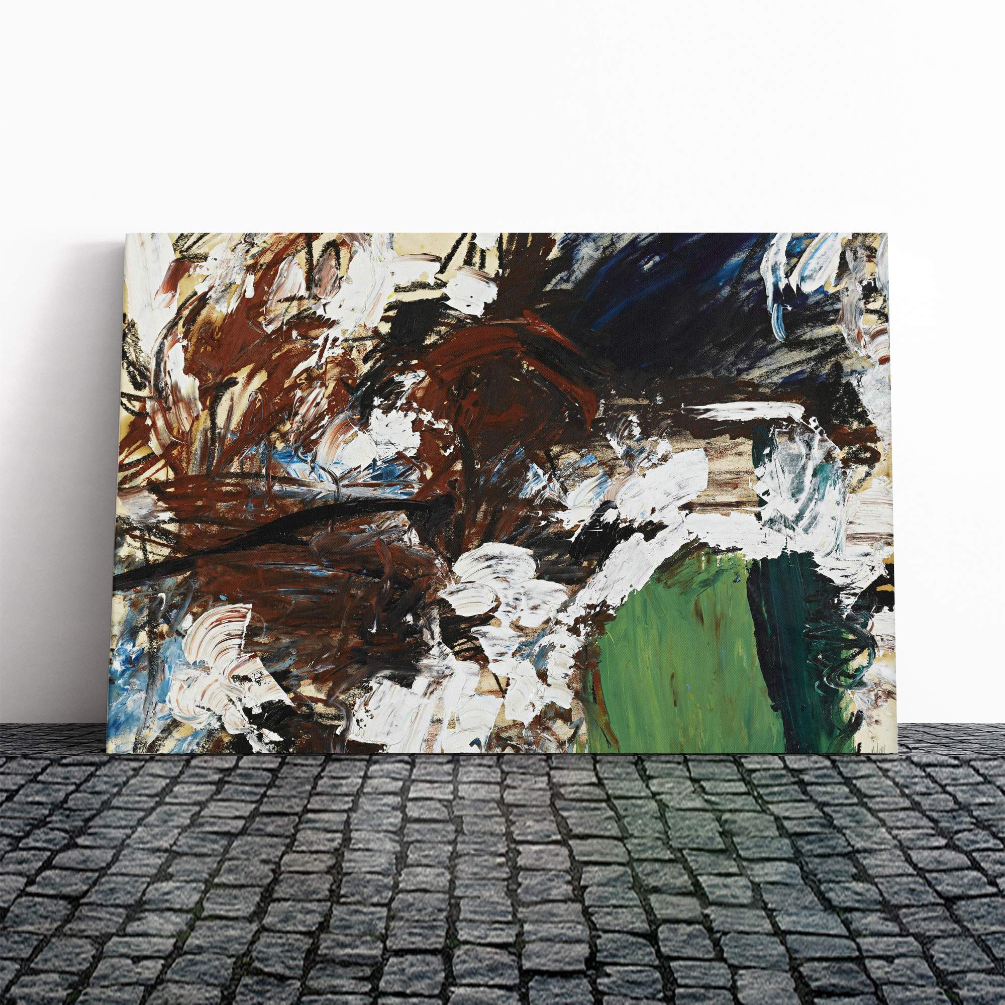 Mary Abbott Untitled Canvas Print | Gallery Wrapped 30mm Frame Wall Art | 20x14 inches | Ready to Hang | Modern Picture | Living Room Bedroom Lounge Office