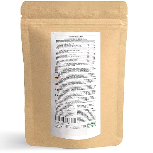 Cáscara de Psyllium Ecológico [99% Pureza] 1 Kg. Psyllium Husk ...