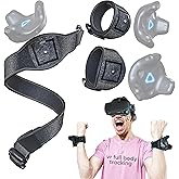 Skywin Vive Tracker Straps for HTC Vive, 3.0, 2.0, and Ultimate Trackers (1 Waist Belt, 2 Hand Straps), Secure and Comfortable Full Body Tracking (Trackers Not Included)