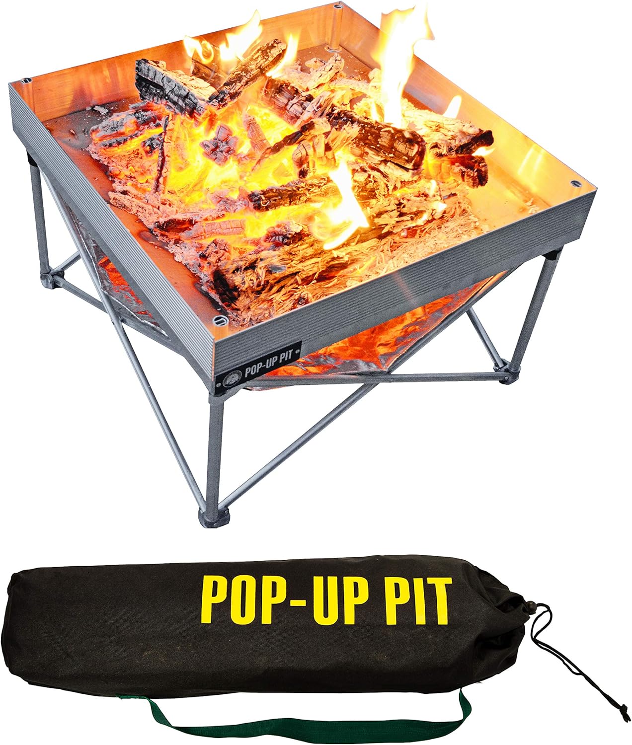 PopUp Fire Pit Portable and Lightweight Fullsize 24 Inch Weight