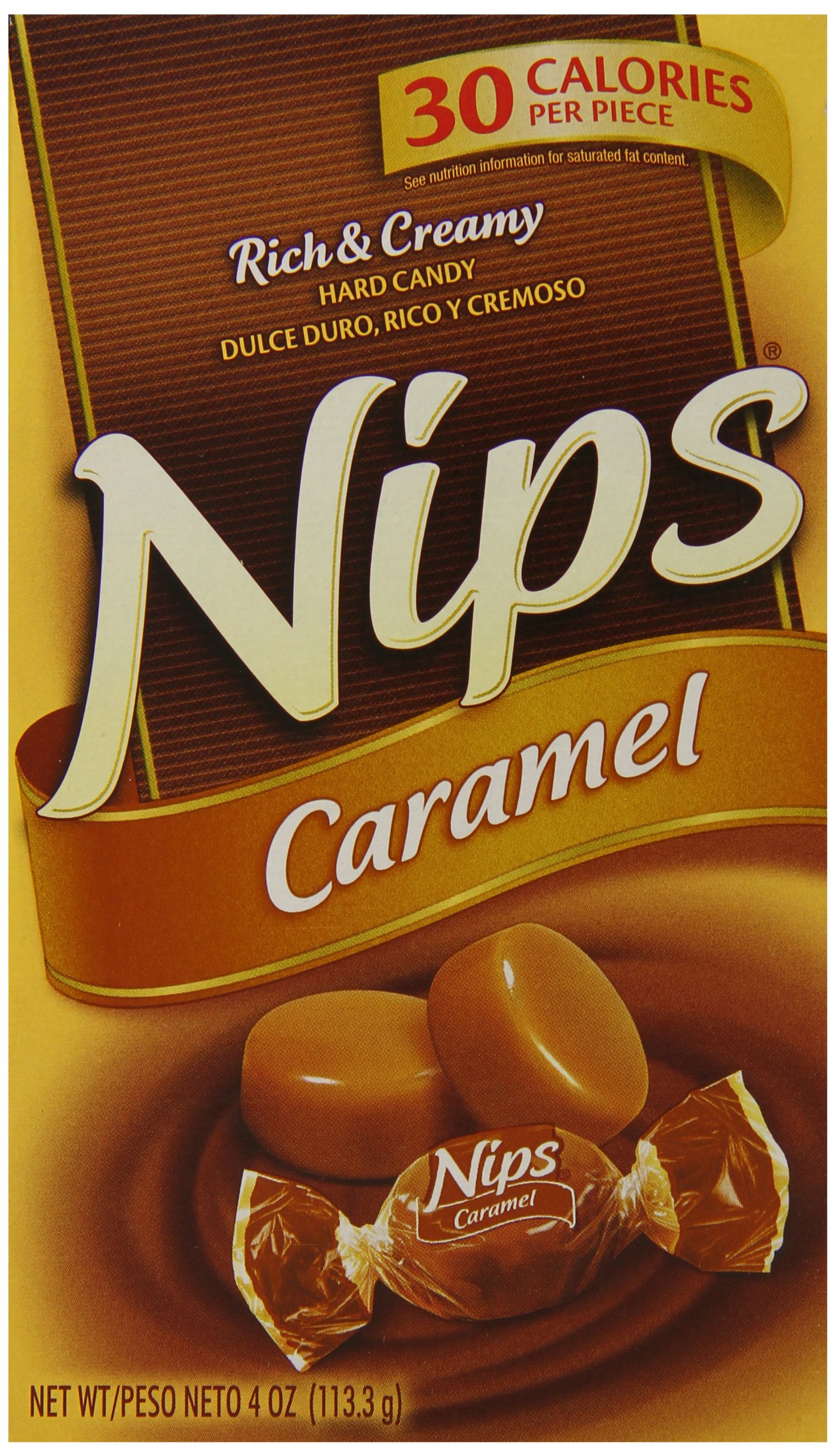 Nips Candy Box Chocolate Parfait 4 oz Caramel Candy