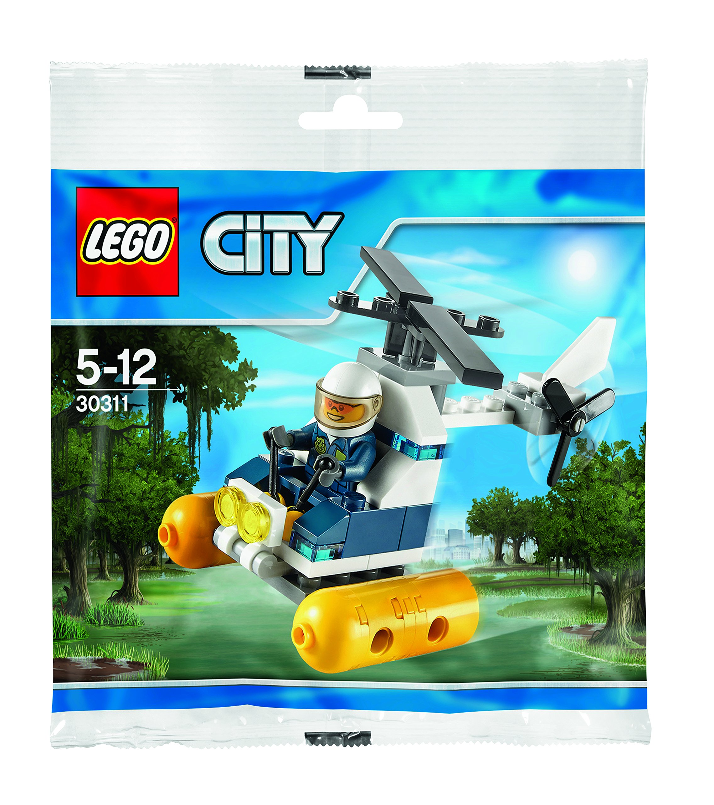 LEGO CITY : SWAMP POLICE HELICOPTER MINI SET (IN PLASTIC BAG) (30311)
