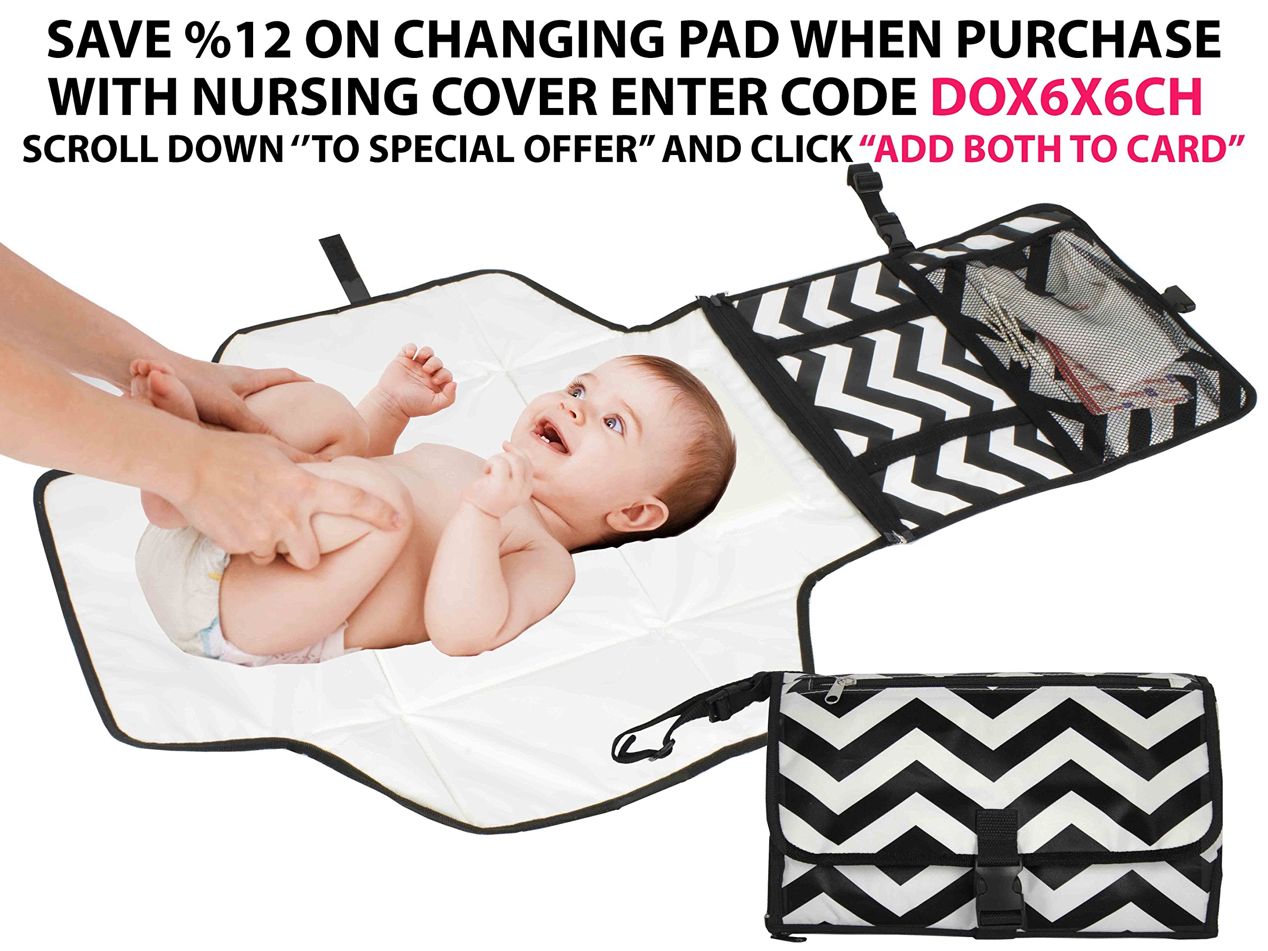 ReperKid™ Nursing Cover with Front Pocket Perfectly Sized Baby