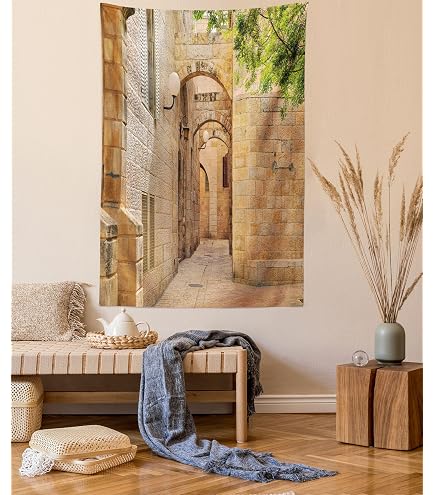 Fotohintergrund 'Jerusalem Altstadt' – 3x2,4 M, Polyester, Lichtecht, Für Foto-Shootings & Party-Dekoration