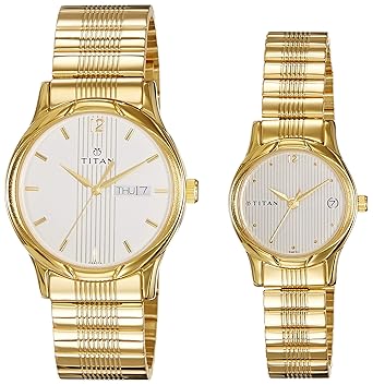 Bandhan Analog Champagne Dial Couple's Watch -NK15802490YM04