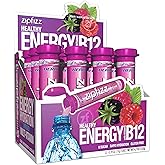 Zipfizz Energy Drink Mix, Electrolyte Hydration Powder with B12 and Multi Vitamin, Berry (12 Count)