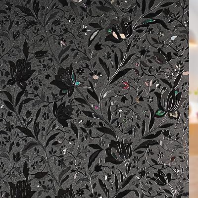 rabbitgoo 3D Blackout Window Film 44.5x200 cm Privacy UV Blocking