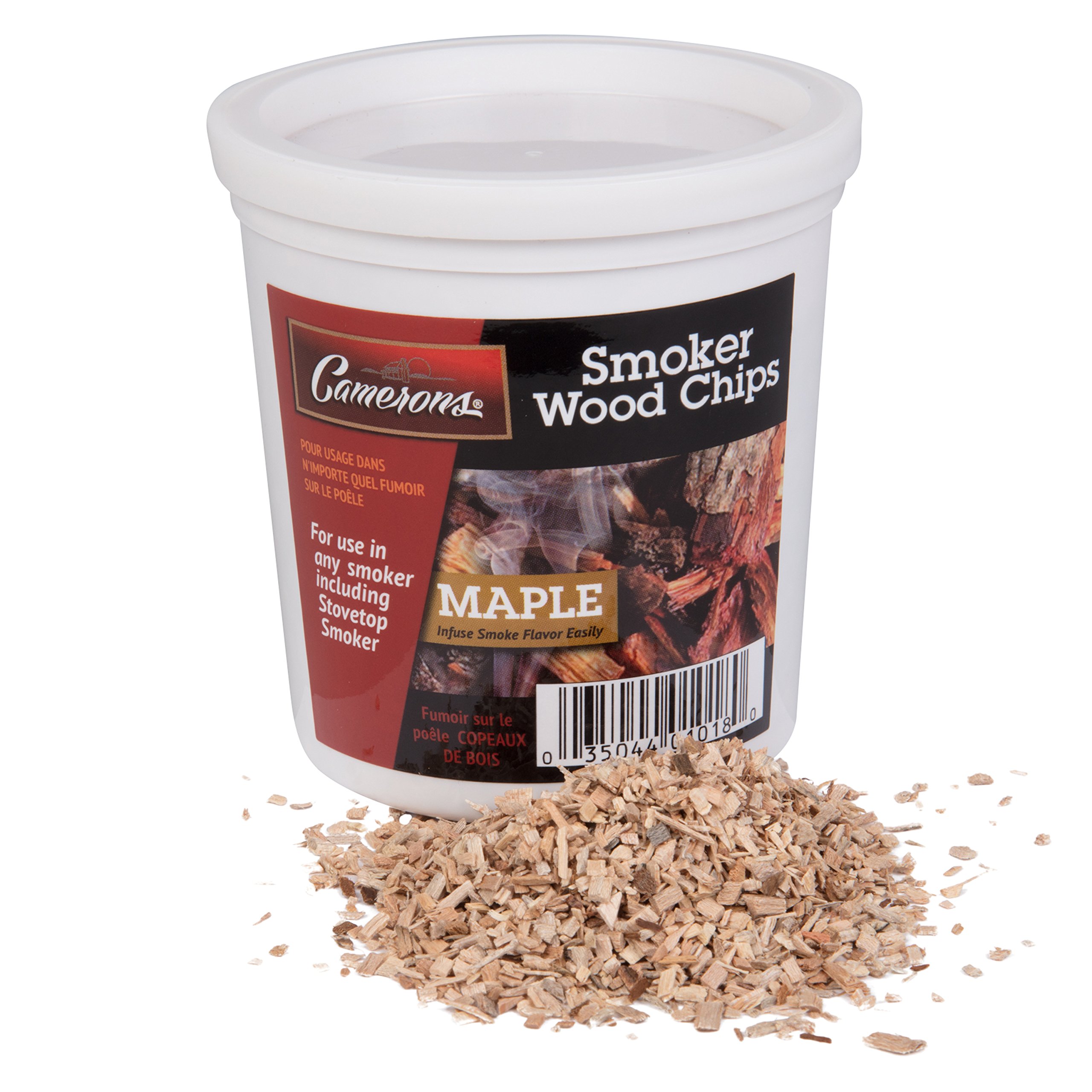 Maple Wood Smoking Chips 1 Pint of Fine, Maple Wood Chips for Smokers