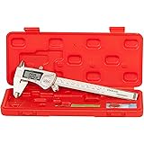Digital Caliper, Water Resistant, Fractions, 6"/150mm, Durable Stainless Steel IP54 Electronic Measuring Tool by EAGems, Purchase Your Calipers Now for Quick Precision Measurements