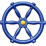 Jungle Gym Kingdom Pirate Ship Wheel for Kids - Toy Steering Wheel for Treehouse, Outdoor Playhouse, Backyard Playset or Swin