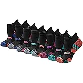 Saucony Women's RunDry Performance Heel Tab Athletic Socks, Available in S-L (8, 16, 24 Pairs)