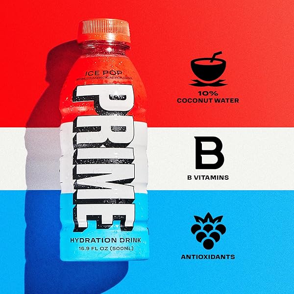 PRIME, ICE POP HYDRATION DRINK, 16.9 FL OZ