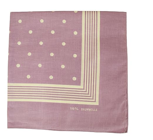 Tobeni 000803 Nickituch Kopftuch Bandana mit Punkte für Damen und Herren Halstuch aus 100% Baumwolle