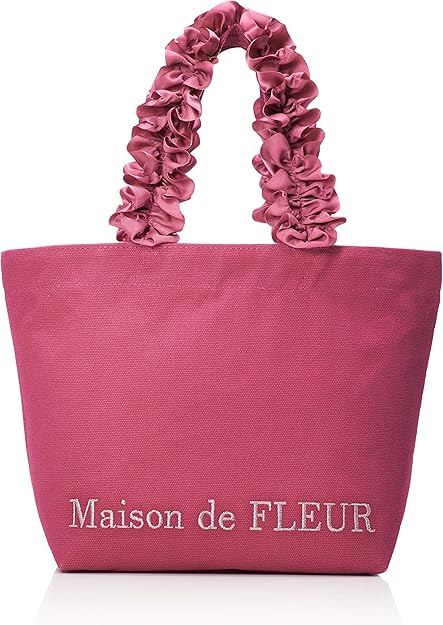 Amazon メゾン ド フルール ピンクマニアフリルハンドルトートsバッグ 8a91f0j2900 Shocking Pink Maison De Fleur メゾン ド フルール トートバッグ
